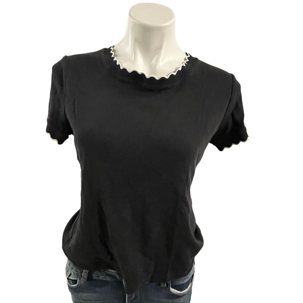 Tommy Hilfiger scallop neck top